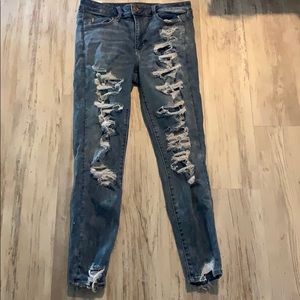 American eagle jeans super skinny stretchy